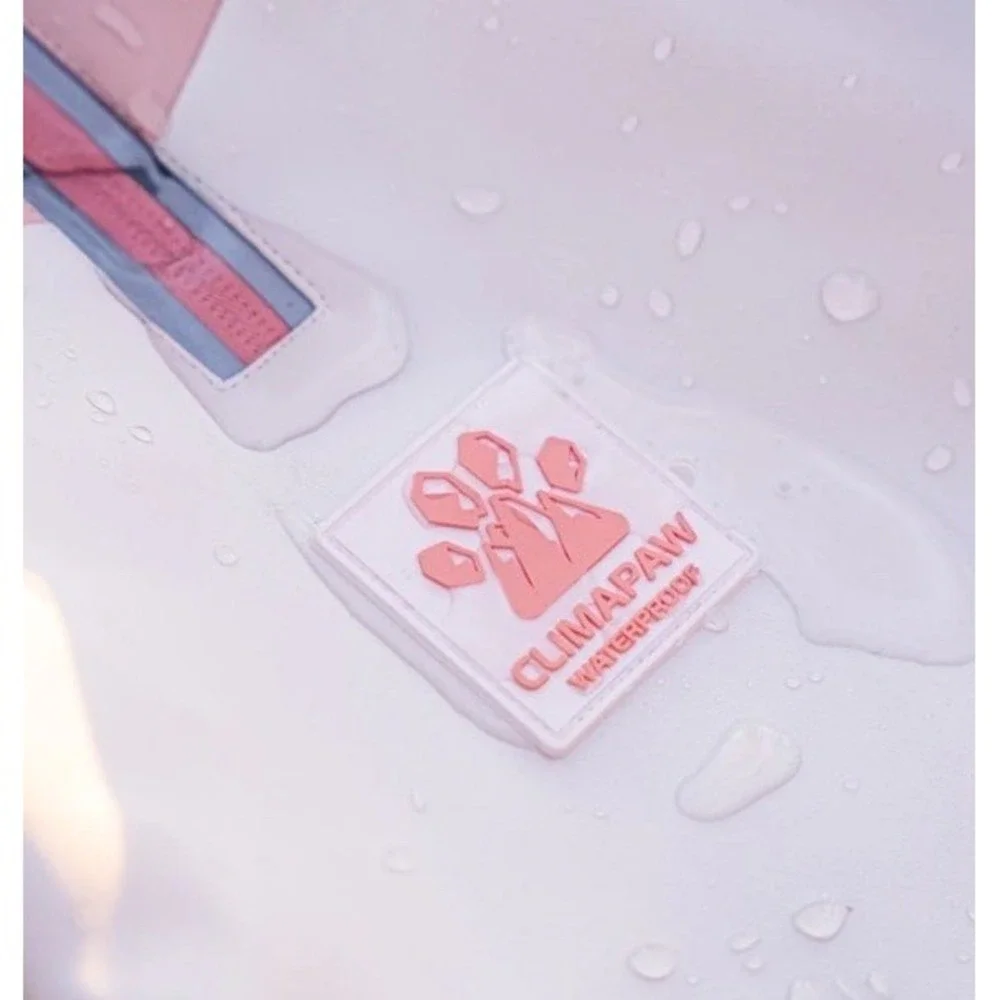 RIFRUF Pink/White‎ Stormhunter Dog Raincoat, Sakura, 8 (XS)